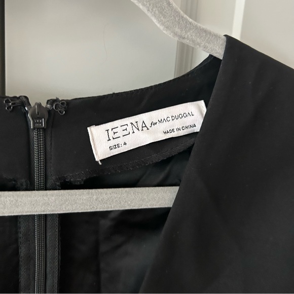 NWT Mac Duggal 2630 Puff Sleeve Cutout Column Gown - Picture 7 of 8